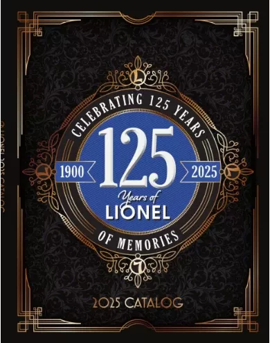 Lionel 2025 125th Anniversary Big Book Catalog - Black Cover