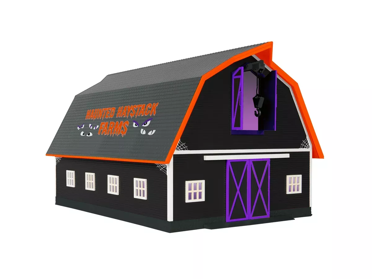 Lionel 2429110 O Gauge Haunted Barn with Blinking Light (Plug - Expand - Play)