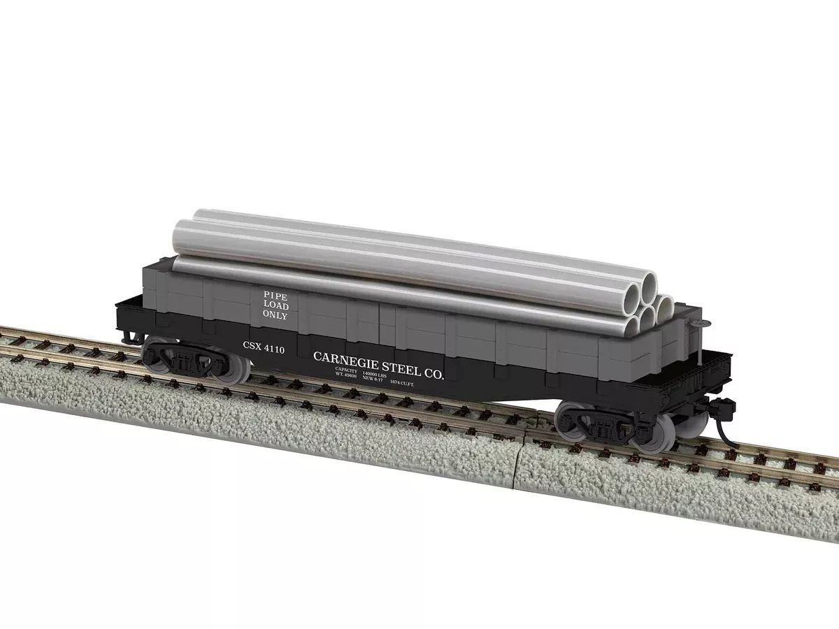 Lionel 2454110 HO Scale Carnegie Steel with Pipe Load