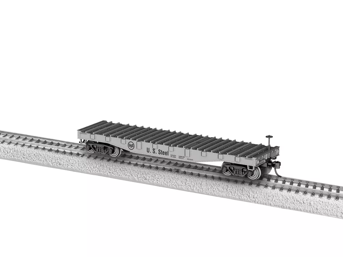 Lionel 2454430 HO Scale Steel Deck Flatcar US Steel