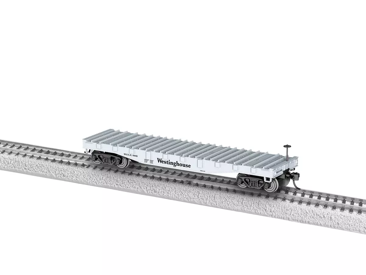 Lionel 2454440 HO Scale Steel Deck Flatcar Westinghouse