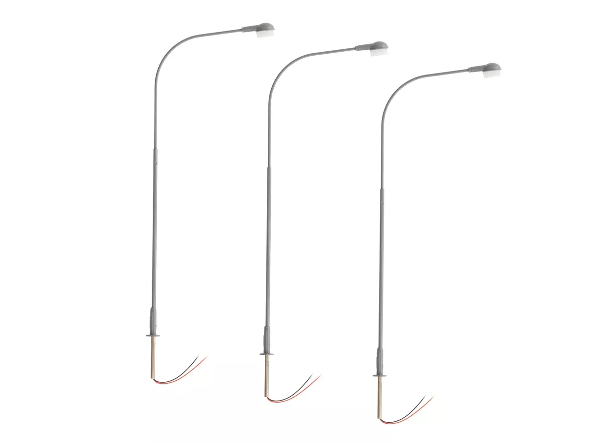Lionel 2456123 HO Scale LED Single Lamp – Gray (3 Pack)
