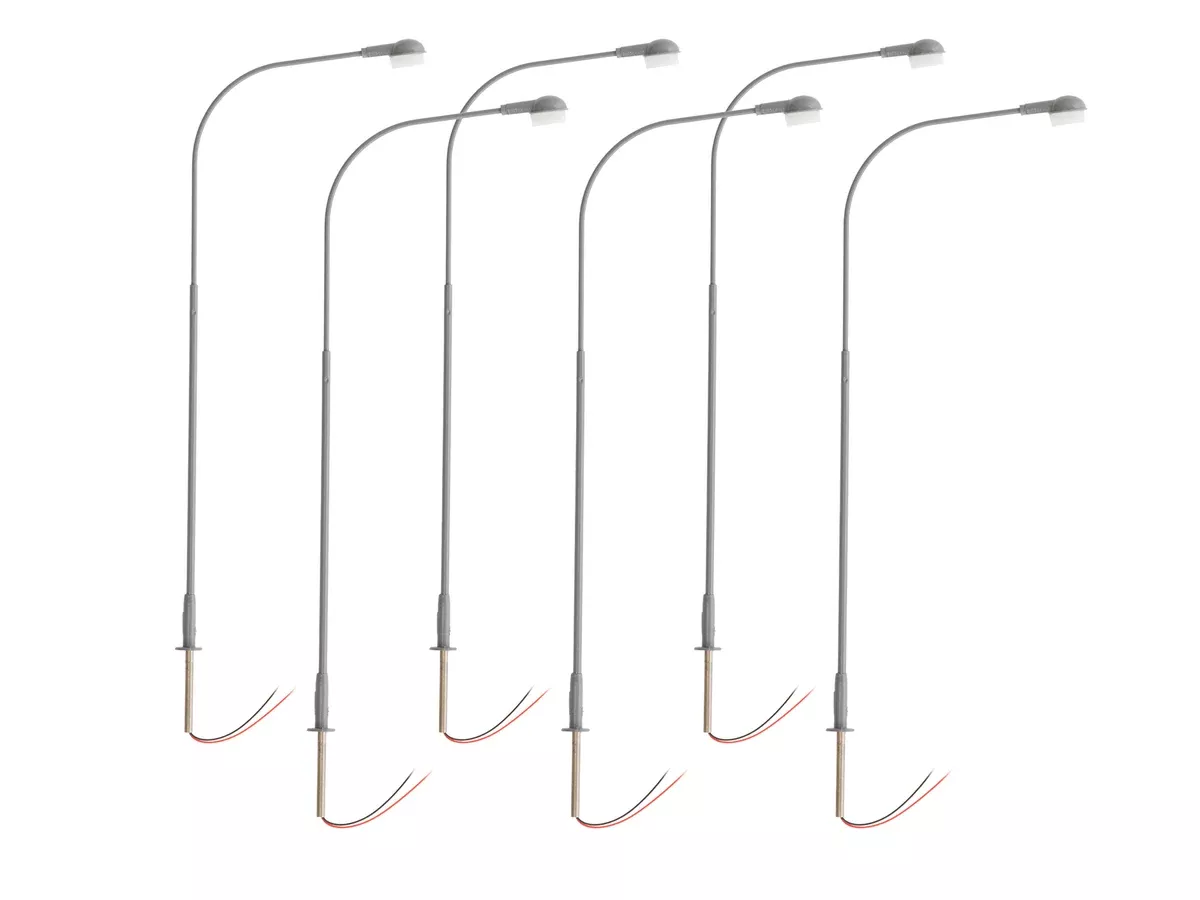Lionel 2456126 HO Scale LED Single Lamp – Gray (6 Pack)