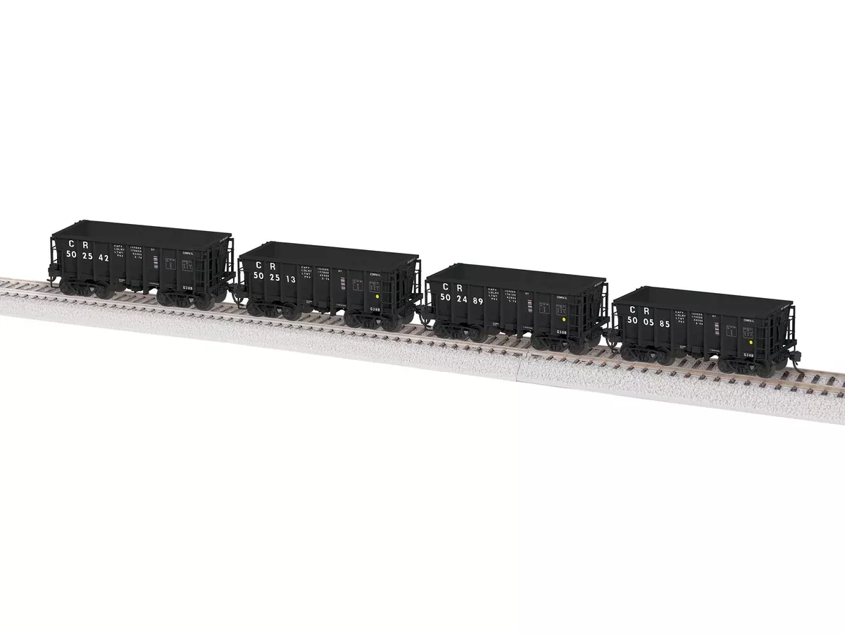 Lionel 2474142 HO Scale G38B Conrail 4 Pack #2 (Black Scheme)