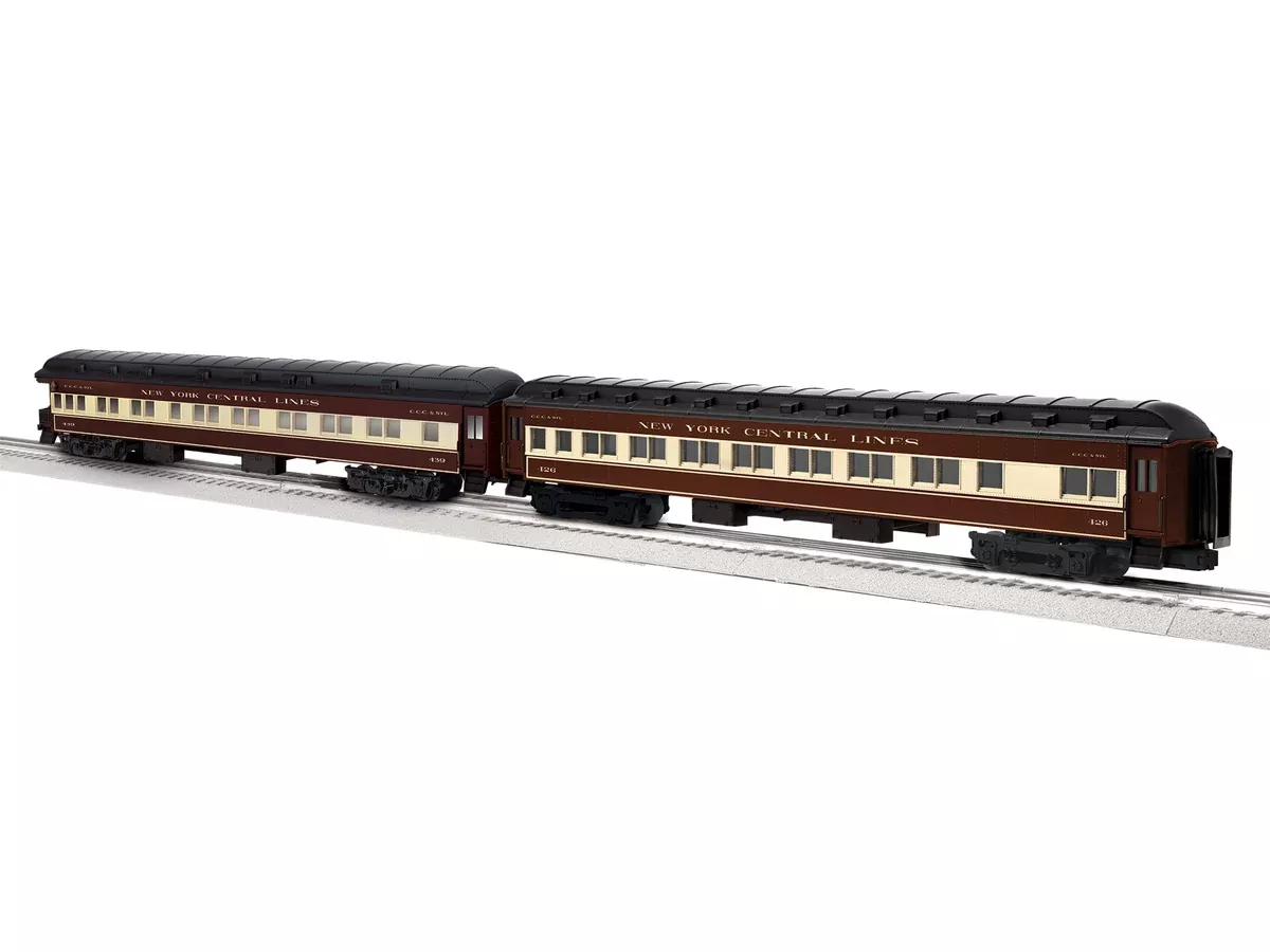 Lionel 2527580 O Gauge New York Central Pullman Car 2 Pack (Niagara Falls Sleeper/Observation)