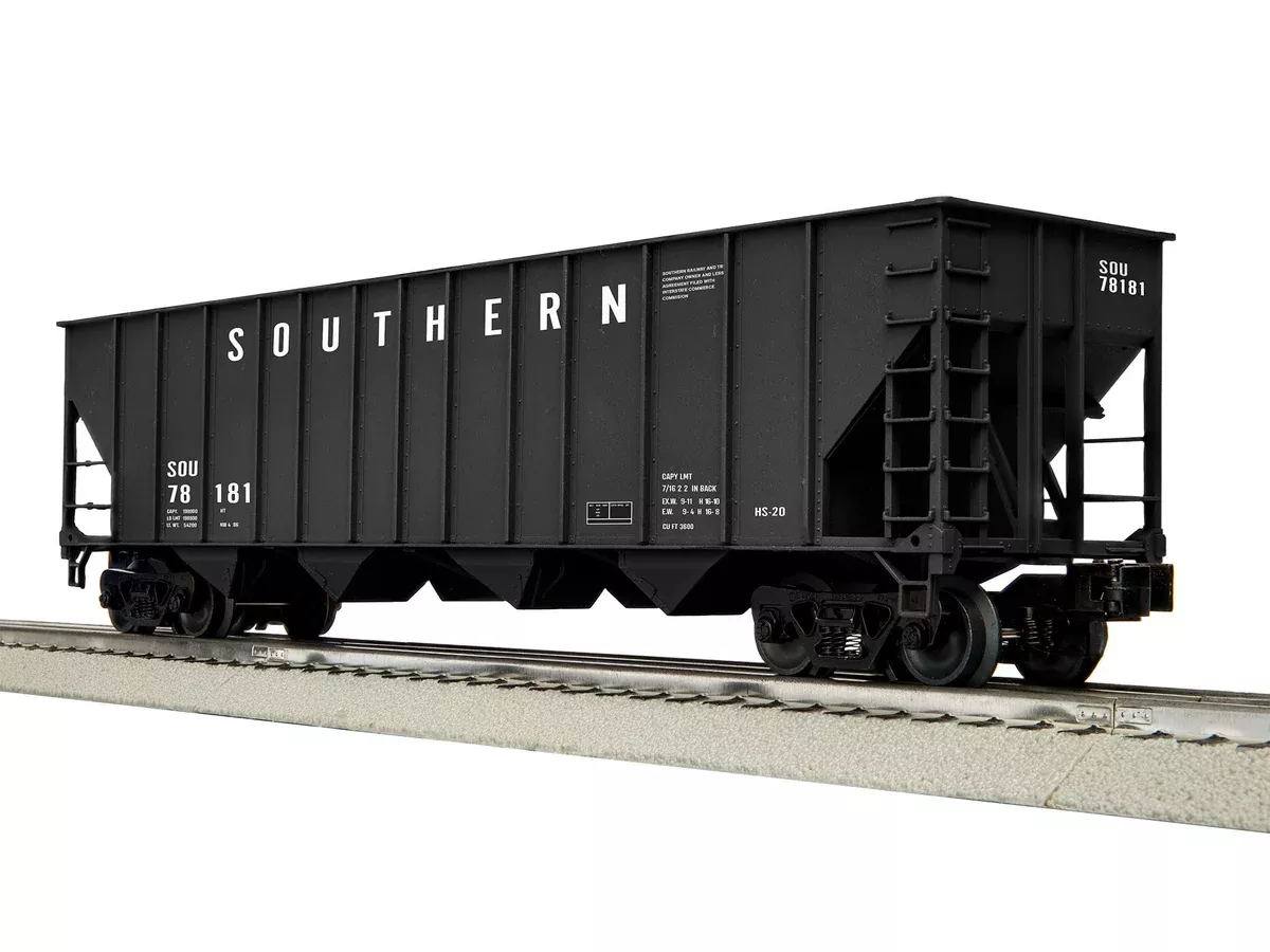 Lionel 2542285 O Scale LionScale 4 Bay Hopper Southern 3 Pack B