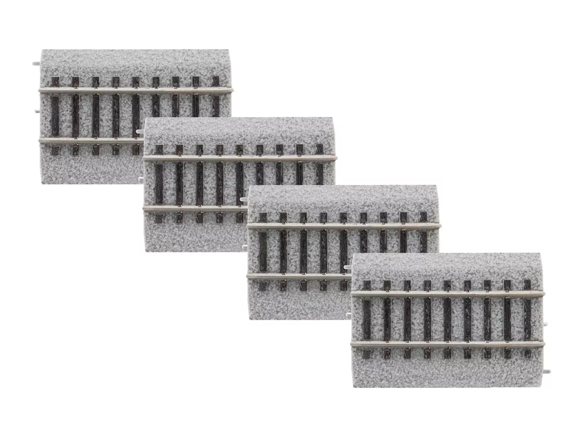 Lionel 8768034 HO Scale MagneLock 3" Straight Track (4 Pack)
