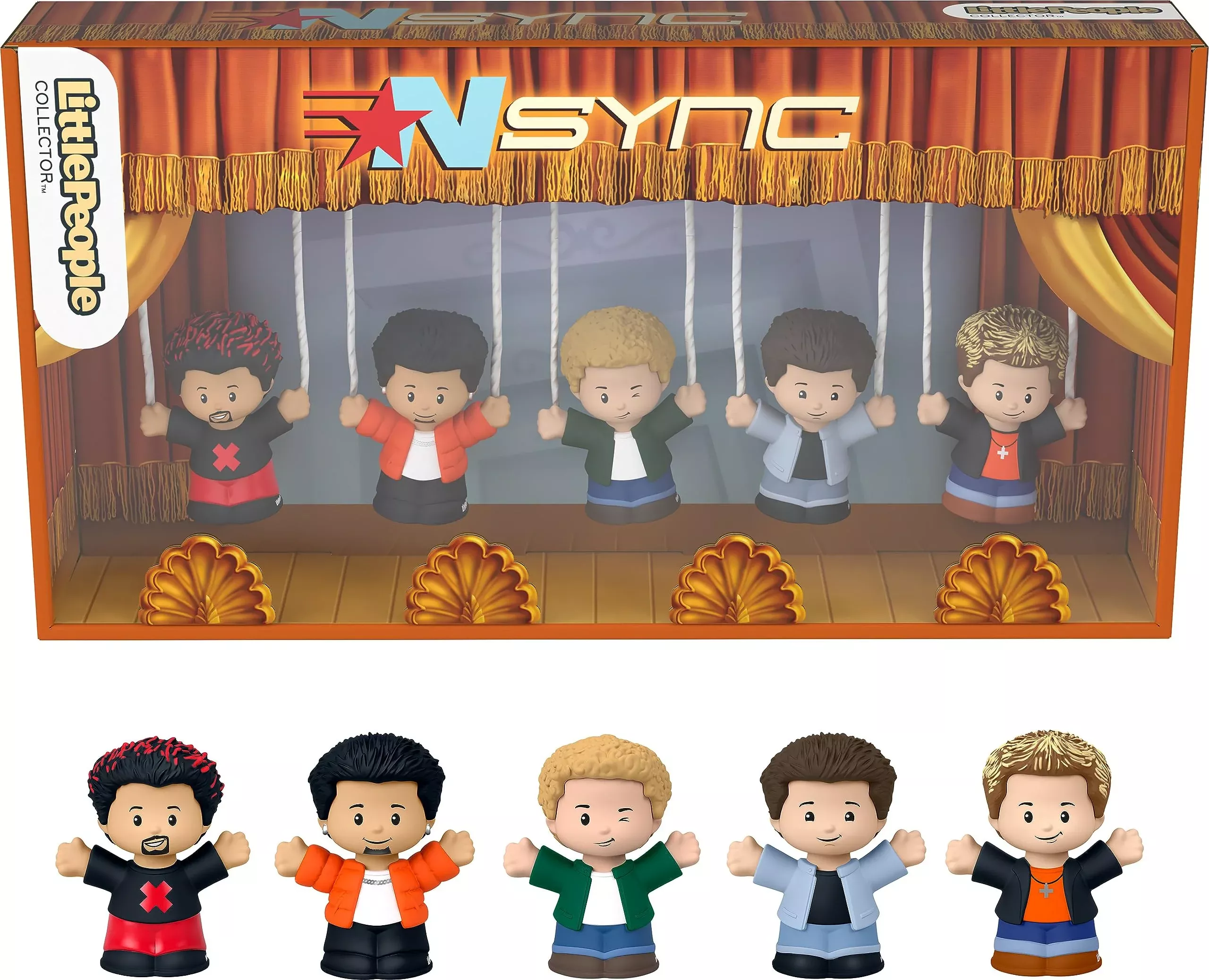 Little People COLLECTOR NSYNC Figure Set, 5-Piece, Multicolor