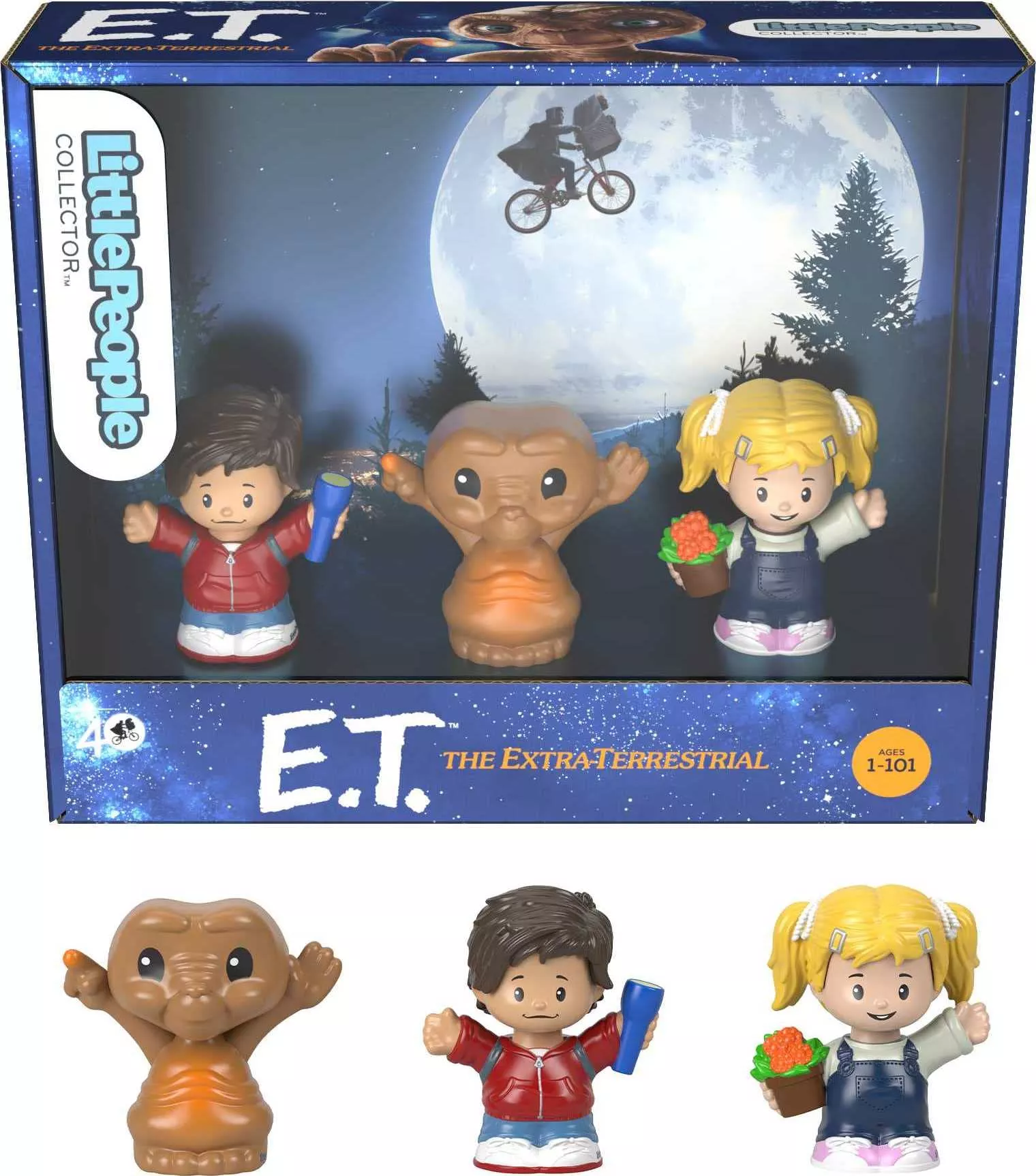 LITTLEPEOPLE COLLECTOR E.T. Special Edition Figure Set, 3 Multicolor P