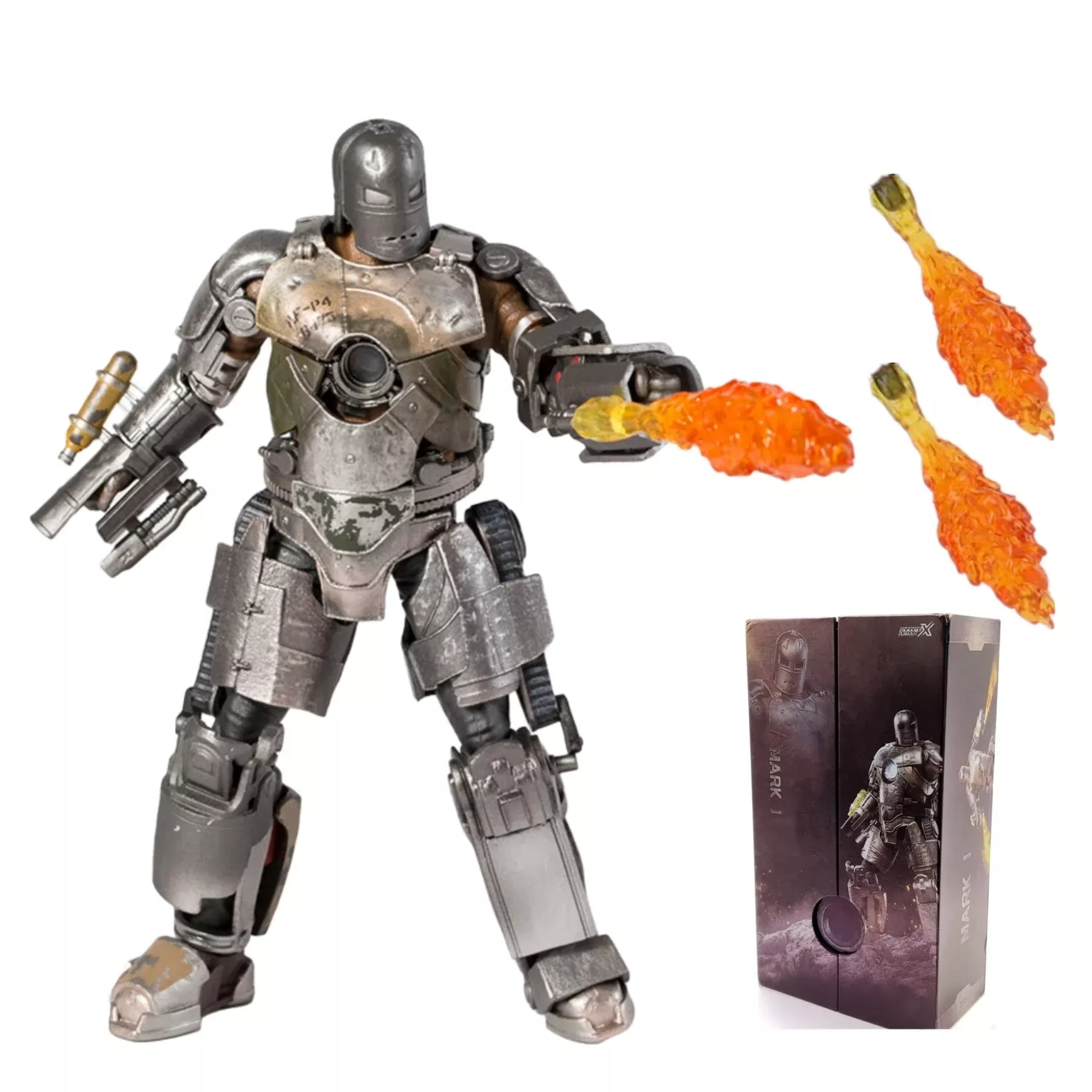 LonullyMege 7" MK1 Action Figure - Articulated with Accessories - Mk