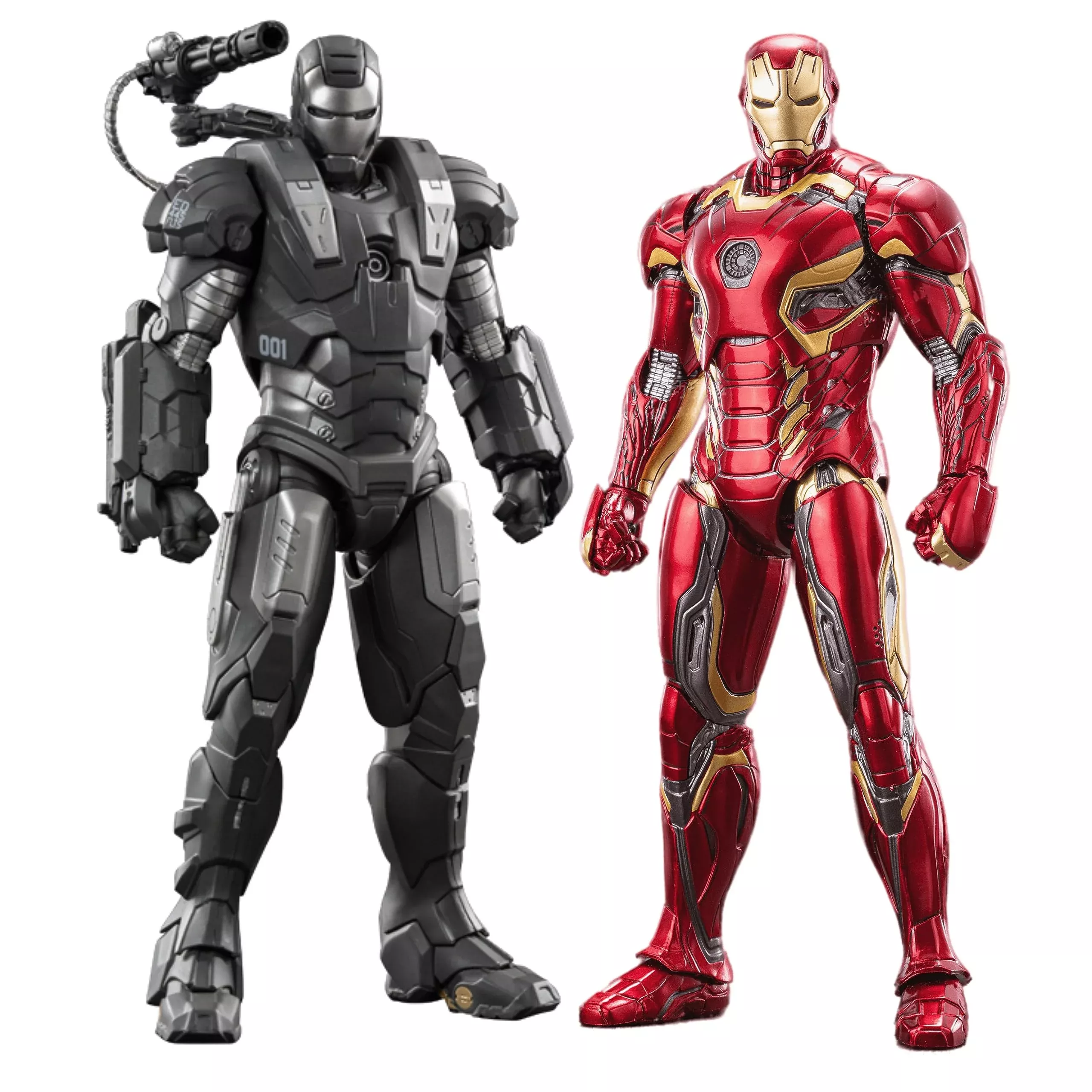Lonullymege Ironman Action Figures Set 2-Pack 7 Inch All Joints Movabl