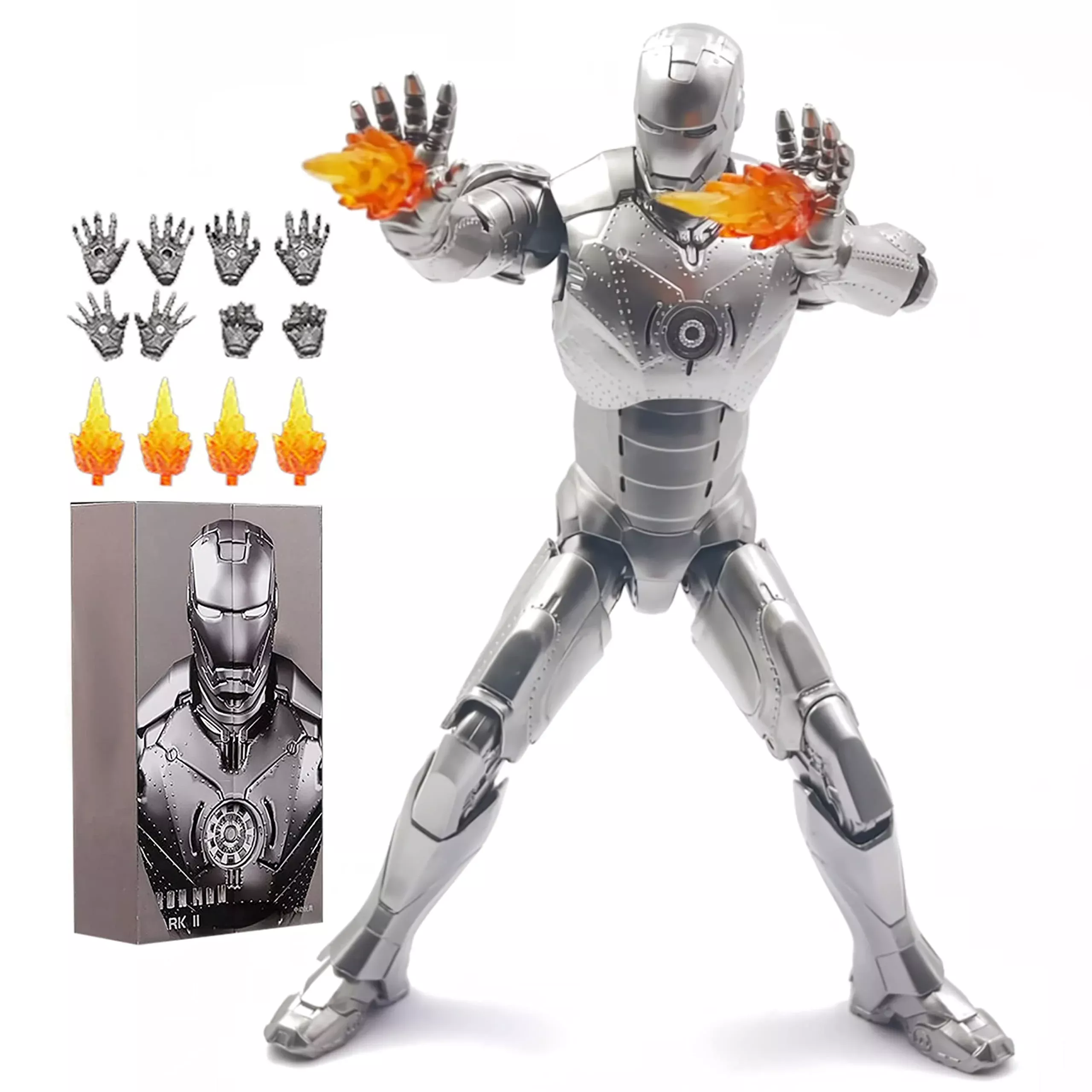 LonullyMege MK2 Action Figure 7 Inch Metal Texture Collectible