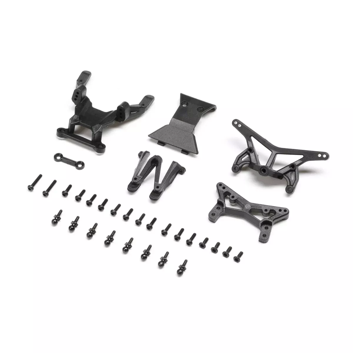 LOSI 1770 Front and Rear Shock Towers and Bumper for Micro-B