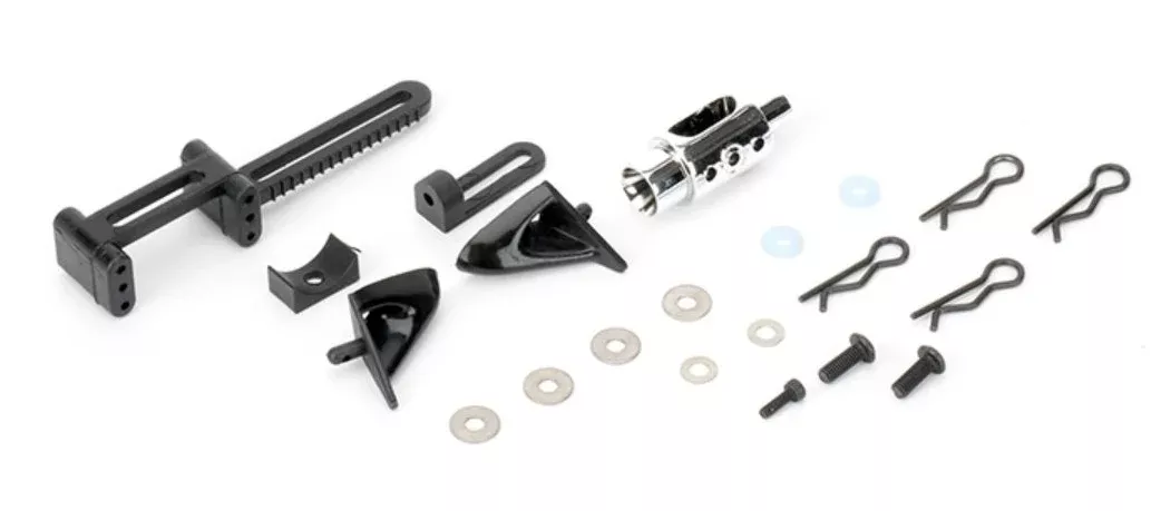 Louise RC NHA439 Back Millor and Exhaust Pipe Fits Drift and Rally