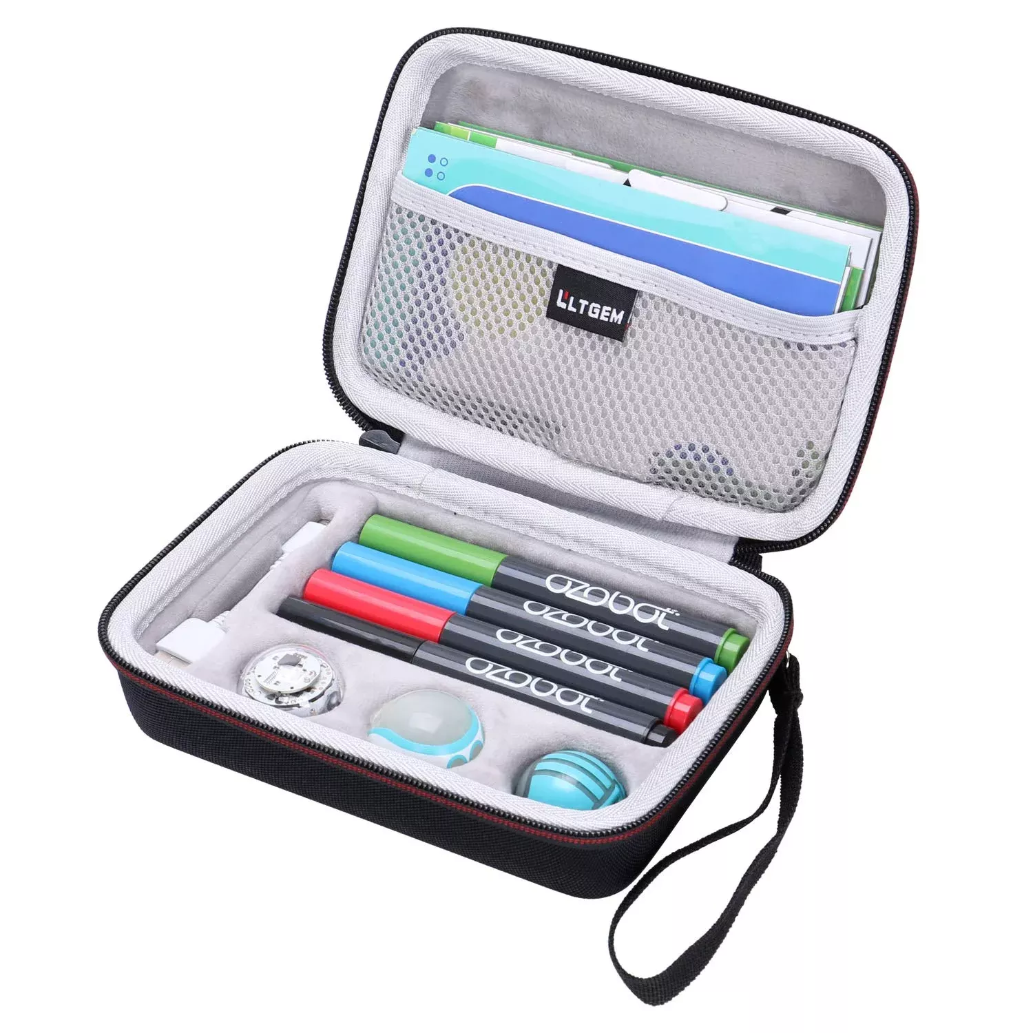Ltgem Carrying Case For Bit Coding Robot - Fits Usb Charging Cable/Pla