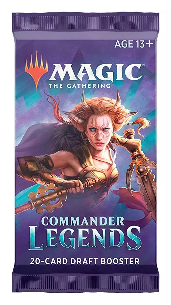 Magic TCG Commander Legends Draft Booster Pack - 20 Cards, Multi-Color