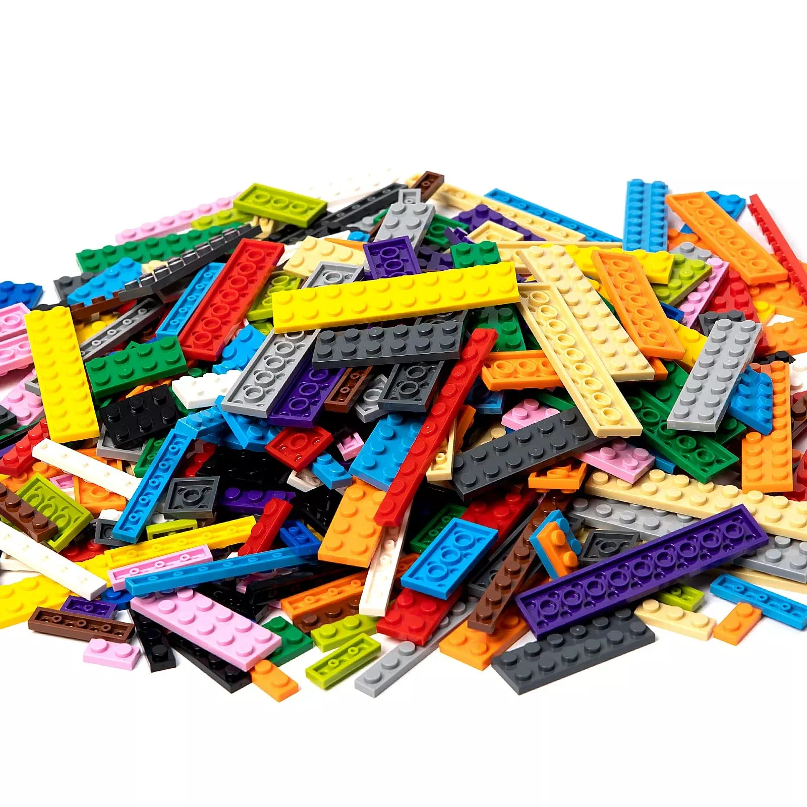 MANNIDOO Flat Building Plates Compatible with Lego, 360 Pieces, Multicolored
