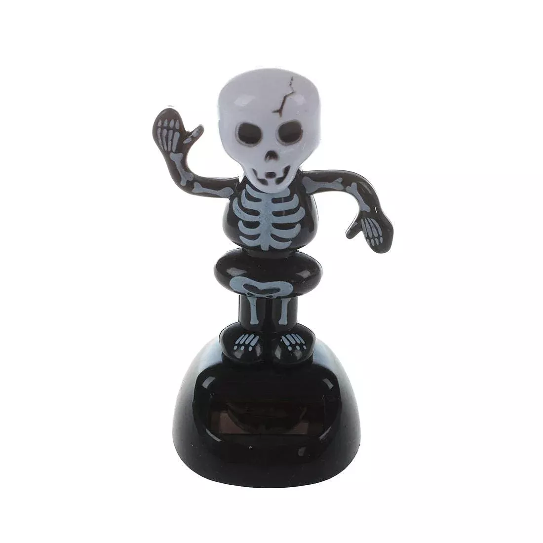 Marsrut Solar Power Dancing Skeleton Ornament for Desk and Car 2"x4"