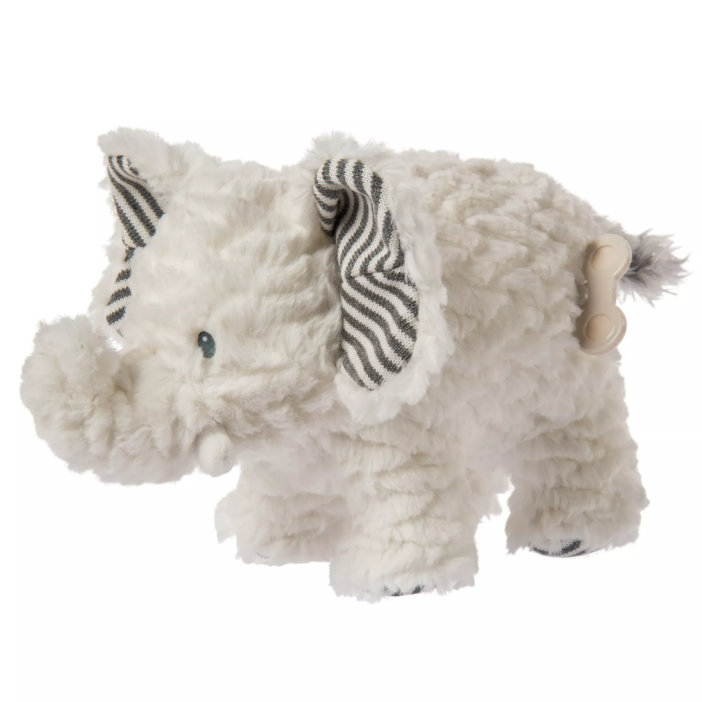 Mary Meyer Afrique Elephant Musical Soft Toy, 15-Inch, White