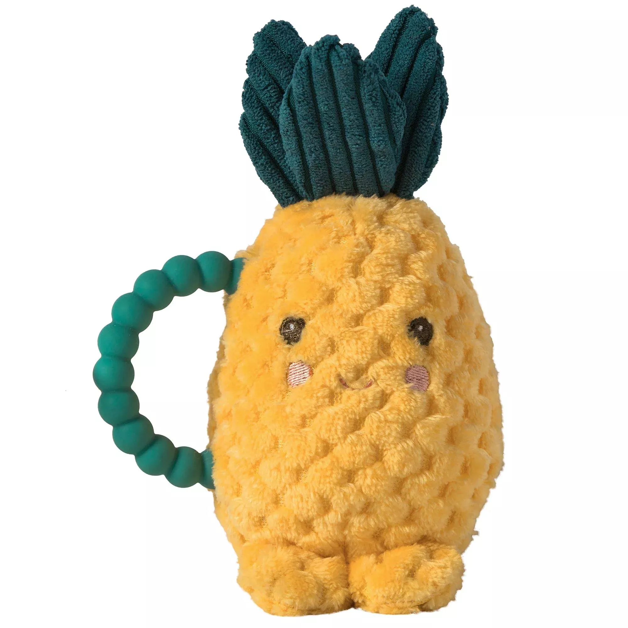 Mary Meyer Baby Teether Rattle Pineapple Soft Toy 6-Inch Sweetie Pineapple
