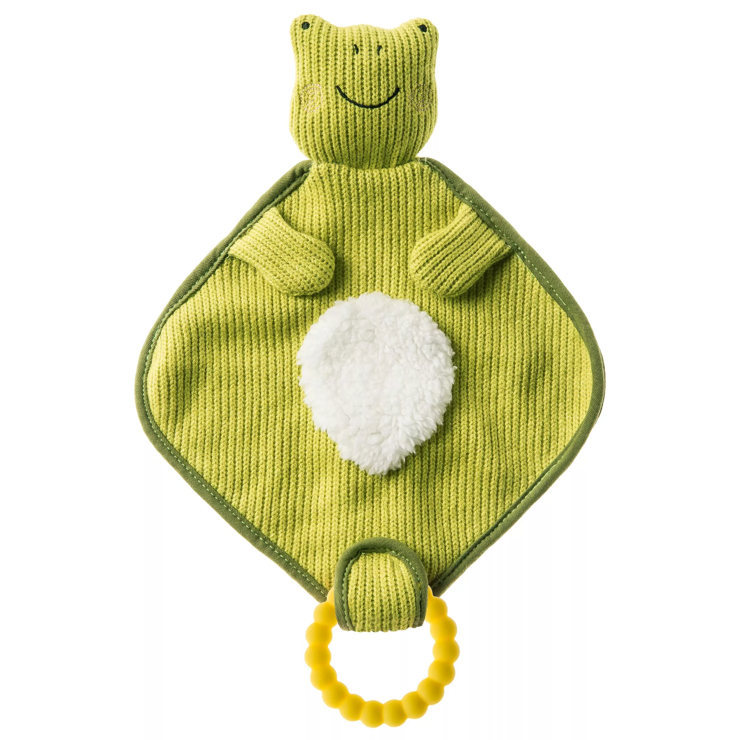 Mary Meyer Knitted Soft Toy Lovey Teether Green Frog 10-Inch