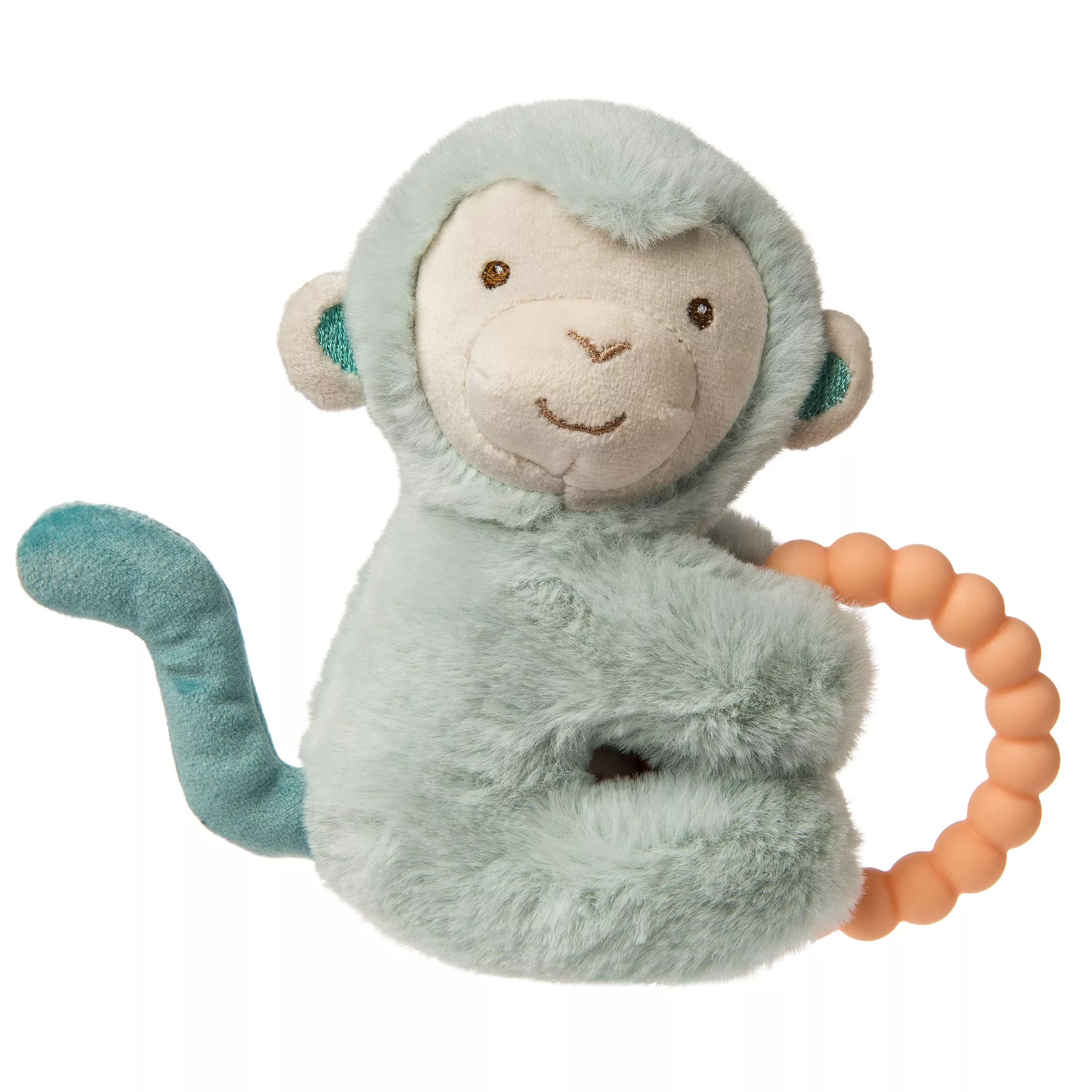 Mary Meyer Monkey Teether Rattle 6-Inch Soft Toy Little But Fierce