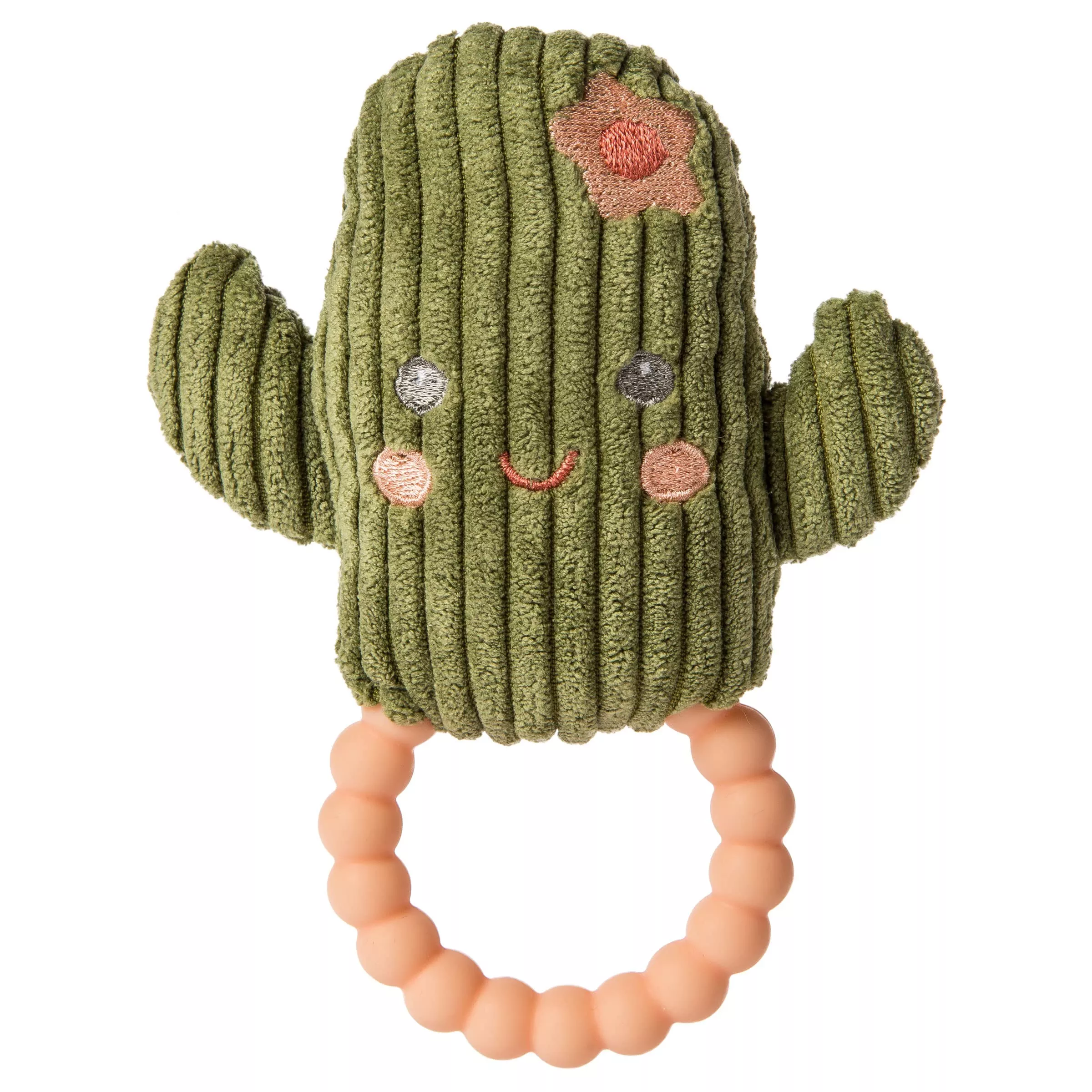 Mary Meyer Sweet Soothie Soft Baby Rattle With Teether Ring, 6-Inches,