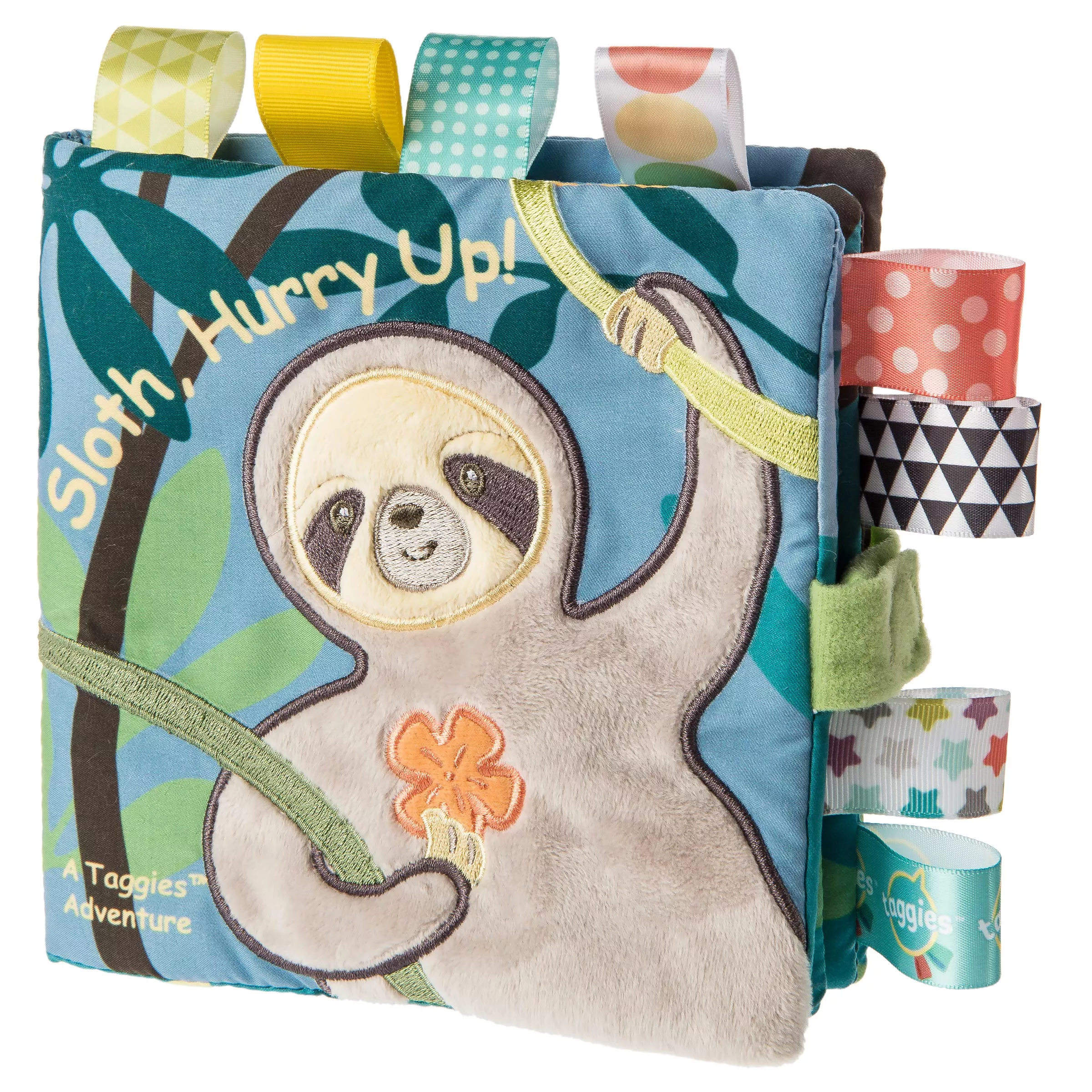 Mary Meyer Taggies Soft Cloth Book for Babies, 6x6 Inch, White