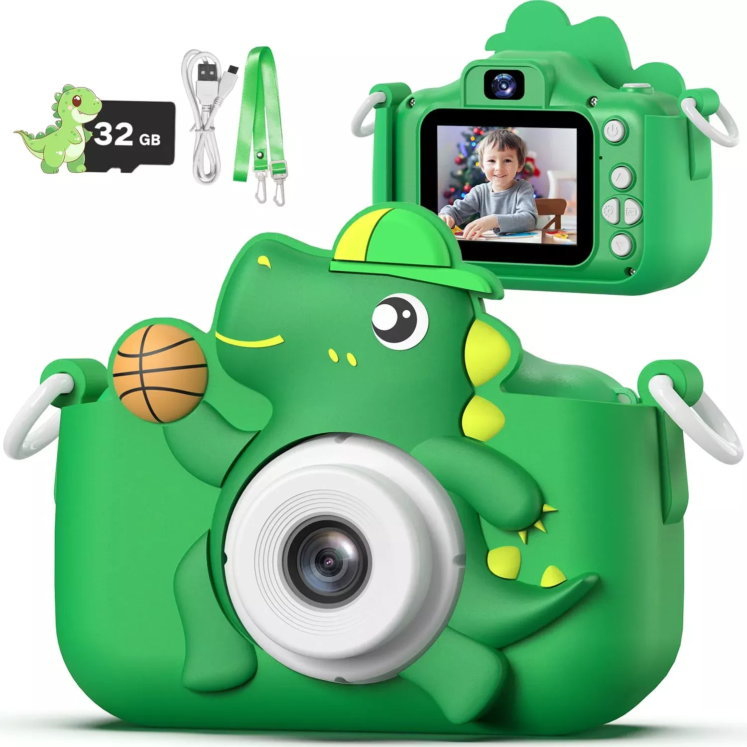 masterbee Kids Camera for 3-12 Year Olds, 1080P HD,