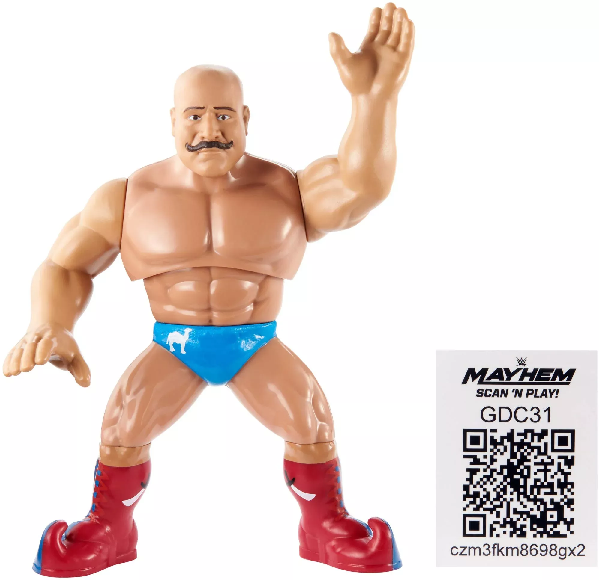 Mattel WWE Retro App Figure 4.5-Inch Multicolor Collectible