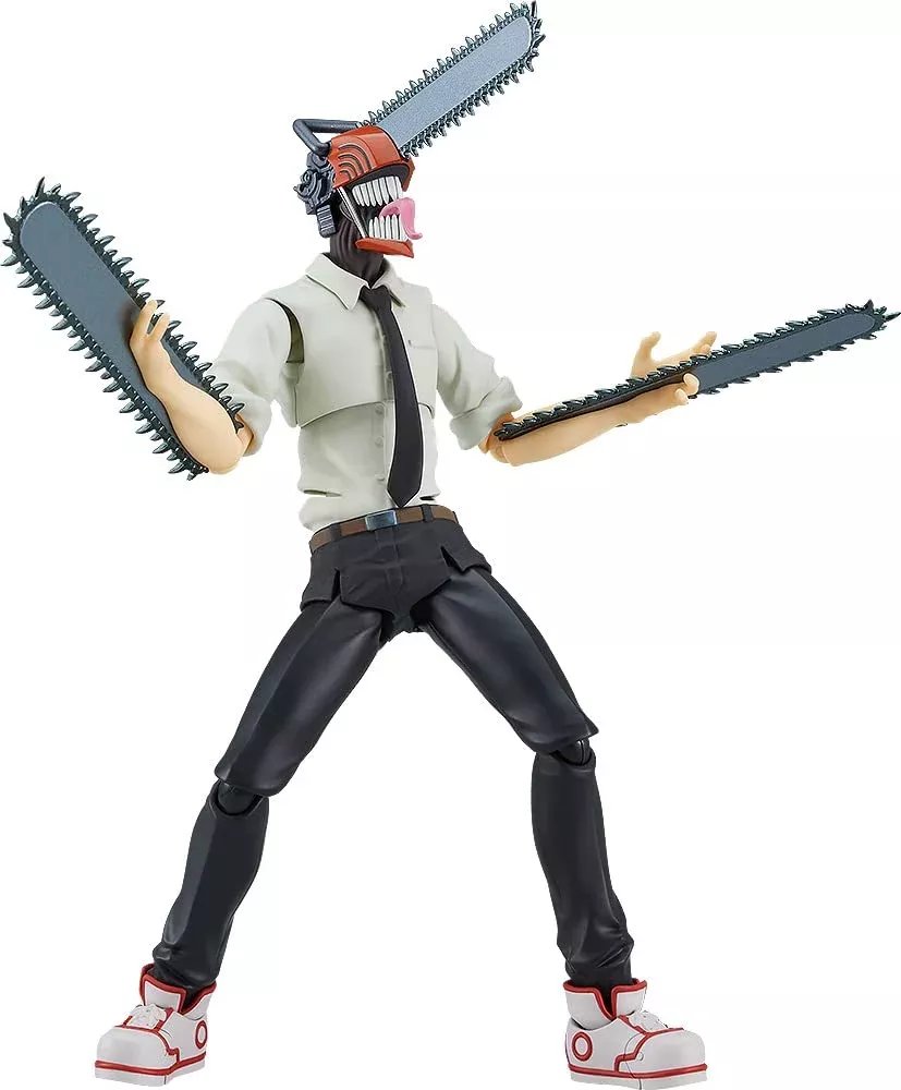 Max Factory Chainsaw Man Figure - Red - Base Stand Included