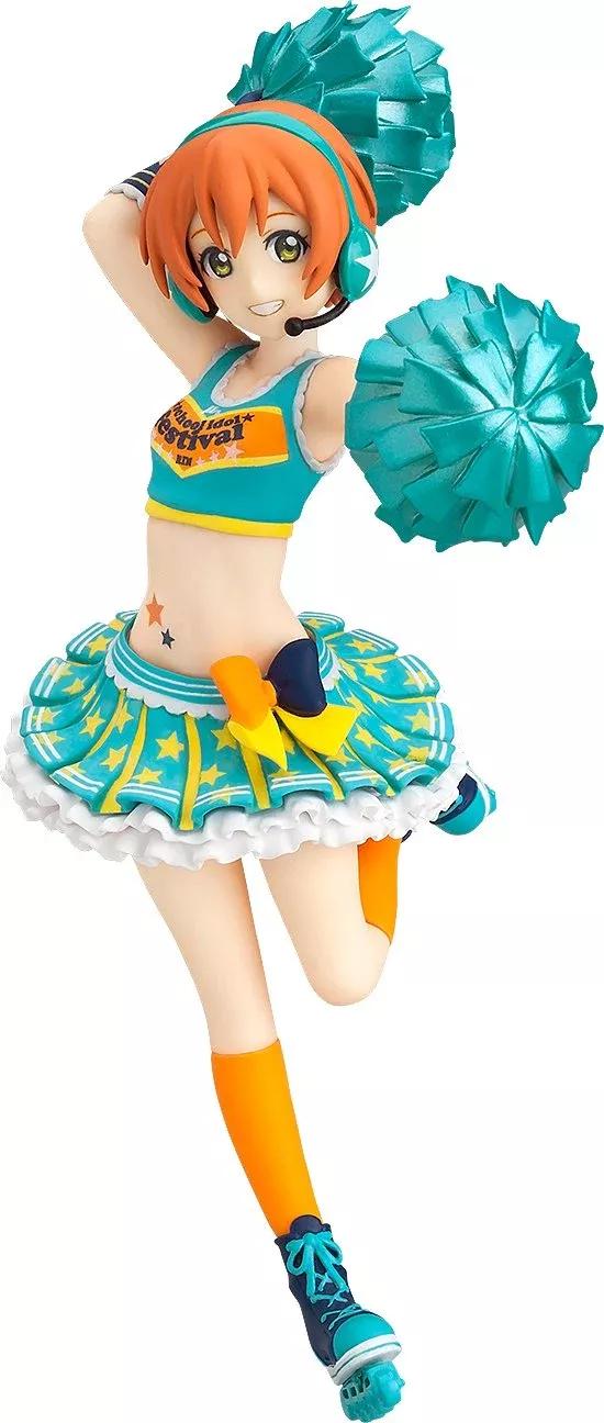 Max Factory figFIX Rin Hoshizora Cheerleader Figma-sized Statue