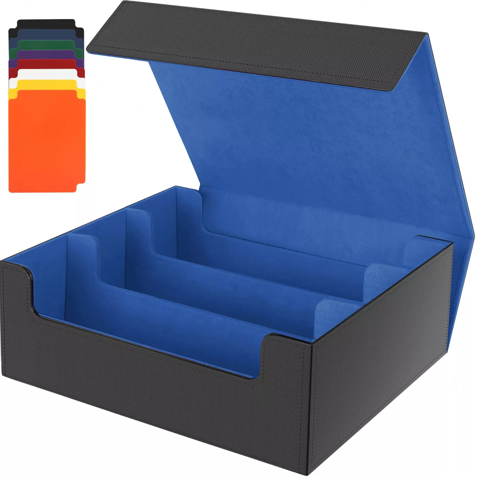 Maxgear Card Deck Box For Trading Cards, 1800+ Single Sleeved Cards Ho