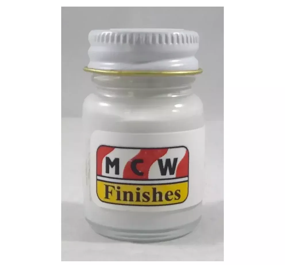 MCW Finishes 10008E Gloss White Enamel Paint 15ml (0.5oz)