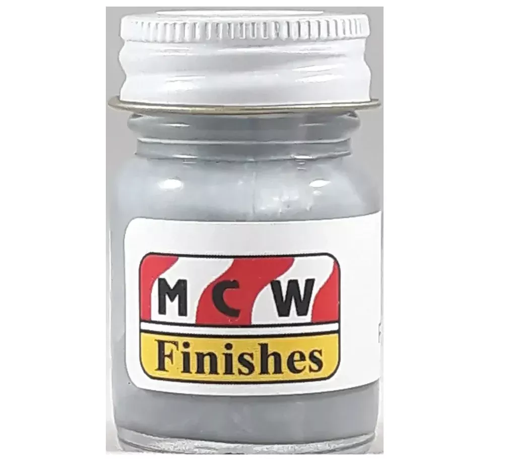 MCW Finishes 10063E Flat Gray (1163) Enamel Paint 15ml (0.5oz)