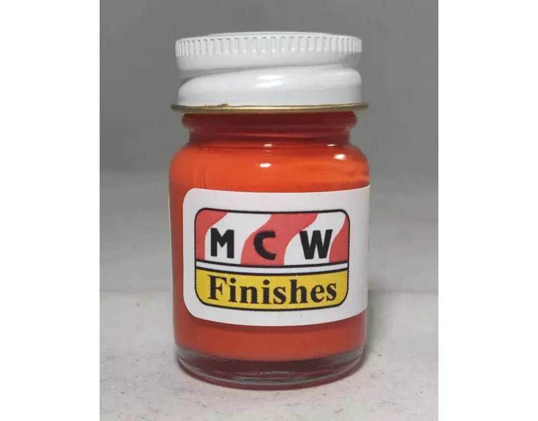 MCW Finishes 2012E Red/Orange Enamel Paint 15ml (0.5oz)
