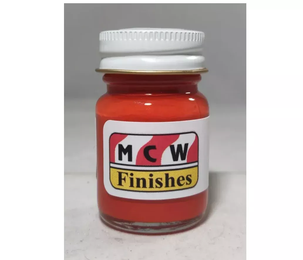 MCW Finishes 2026E Red Enamel Paint 15ml (0.5oz)