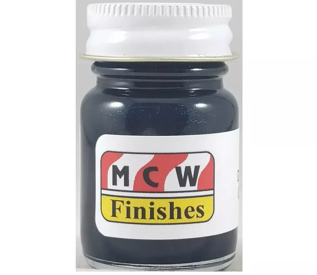 MCW Finishes 2039E Dark Blue Metallic Enamel Paint 15ml (0.5oz)
