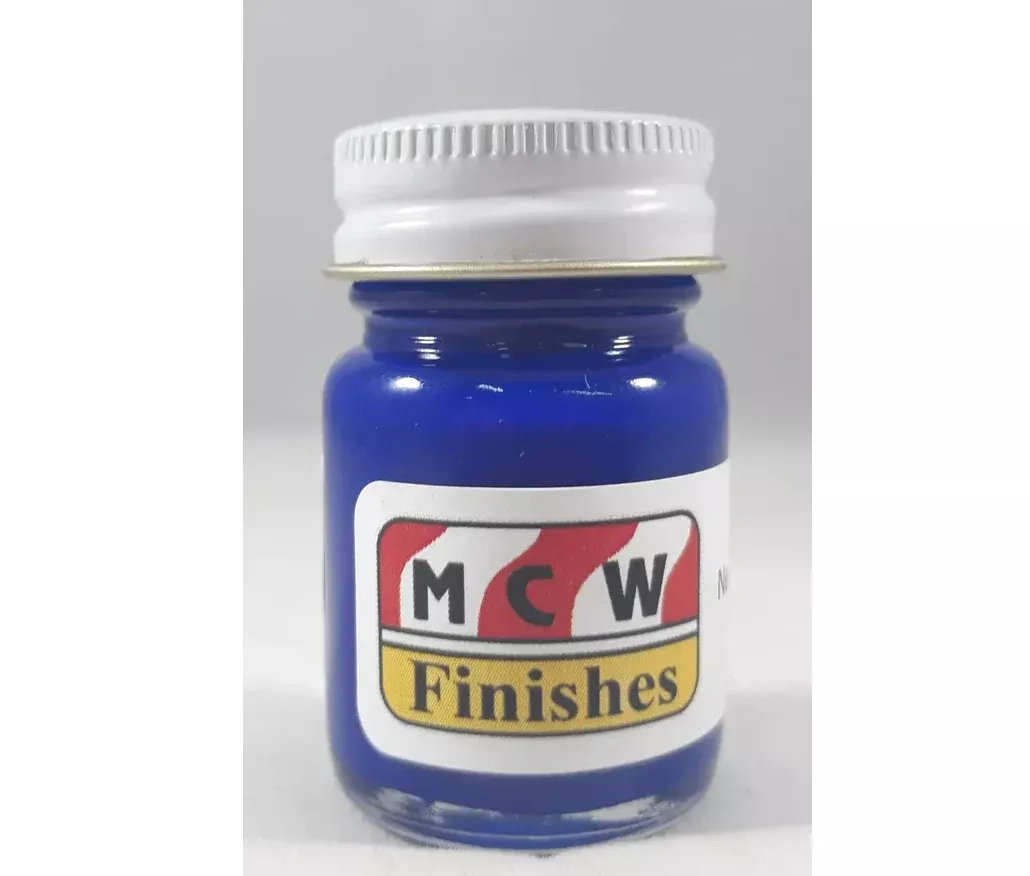 MCW Finishes 2060E Neon Blue Enamel Paint 15ml (0.5oz)