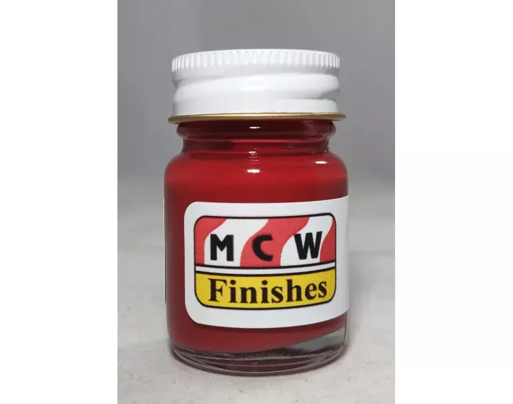MCW Finishes 2078E Ferrari Red Enamel Paint 15ml (0.5oz)