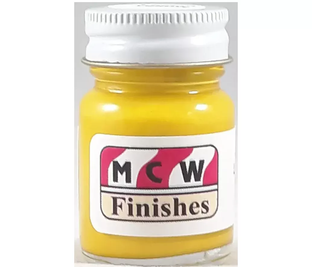 MCW Finishes 2085E Lemon Yellow Enamel Paint 15ml (0.5oz)