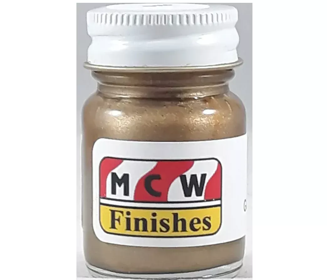 MCW Finishes 2131E Gold Metallic Enamel Paint 15ml (0.5oz)