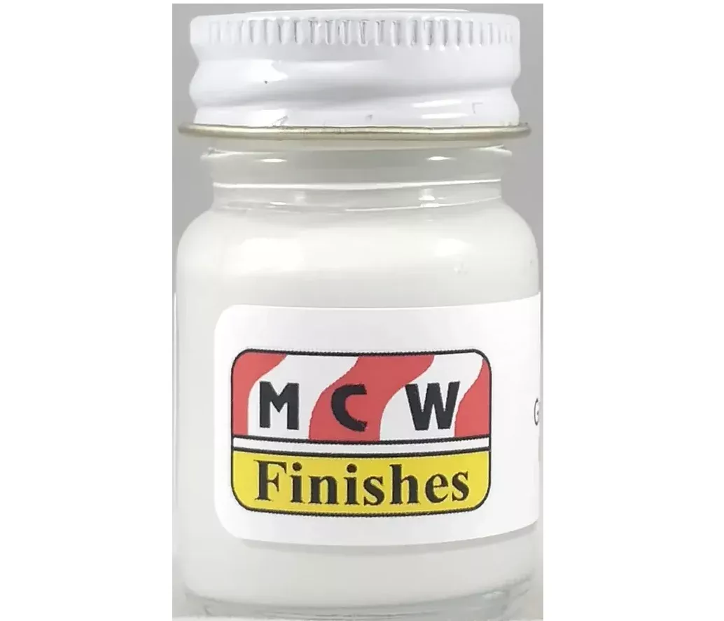 MCW Finishes 2164E Grand Prix White Enamel Paint 15ml (0.5oz)