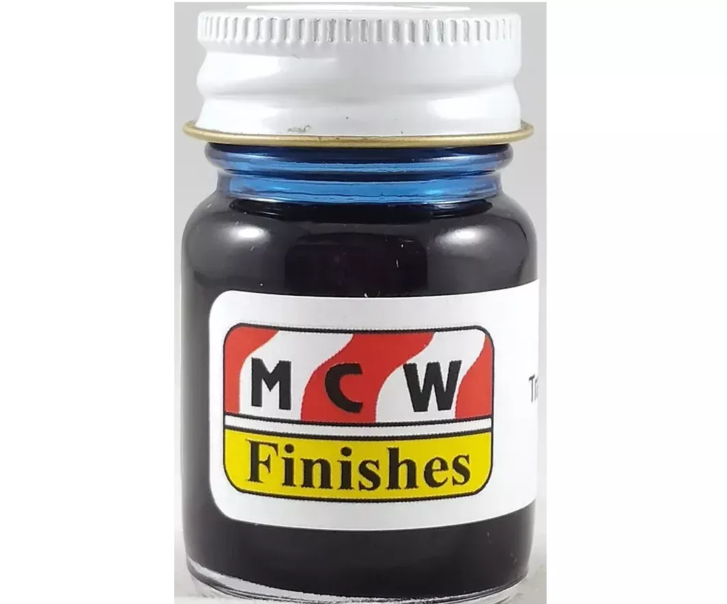 MCW Finishes 2412E Transparent Blue Enamel Paint 15ml (0.5oz)