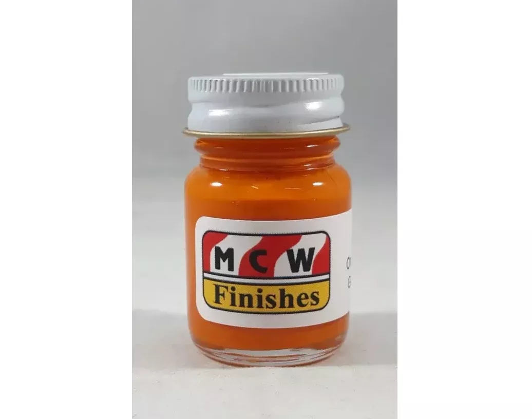 MCW Finishes 3601E Omaha Orange Enamel Paint 15ml (0.5oz)