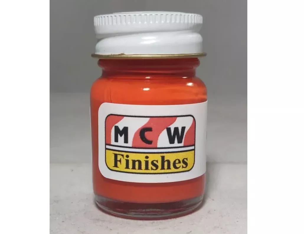 MCW Finishes 6900E Hugger Orange Enamel Paint 15ml (0.5oz)