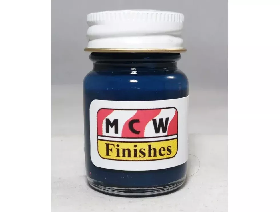 MCW Finishes TRN1009E CSX YN3 Blue Enamel Paint 15ml (0.5oz)