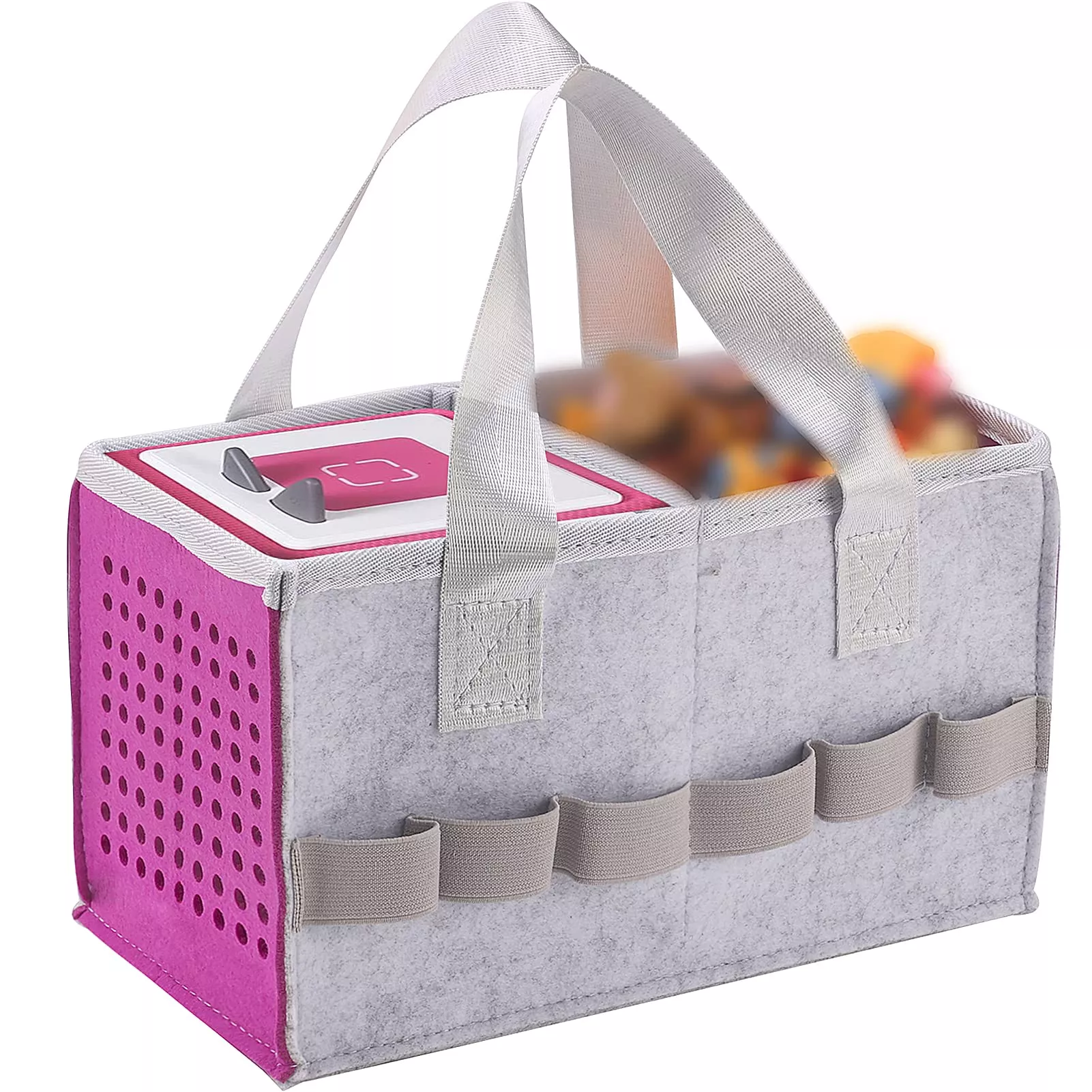 MEILADY-X Storage Bag for Tonies Starter Set, Felt, Purple, 10