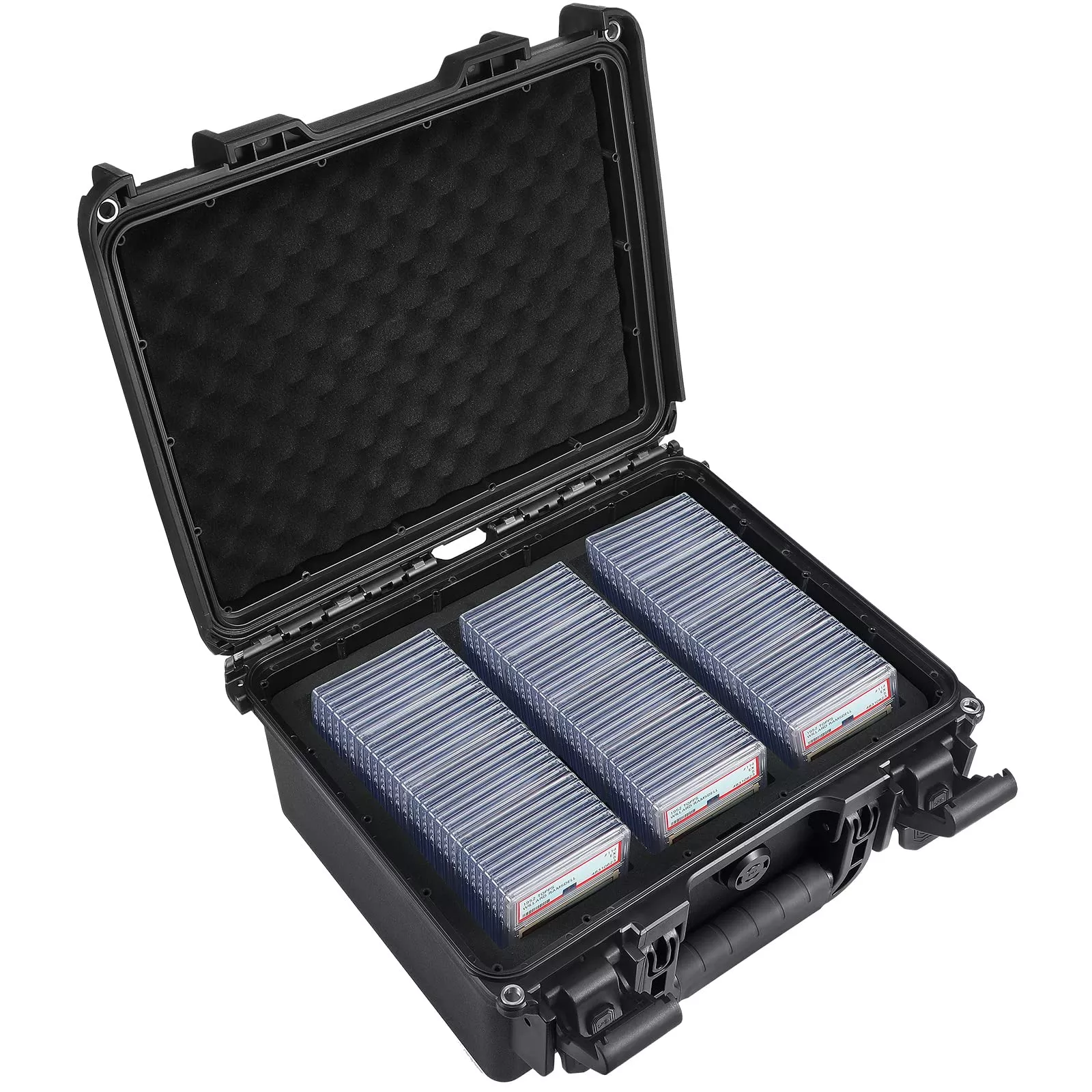 Migitec Waterproof Card Storage Box for PSA/BGS Cards, Black, 14.4