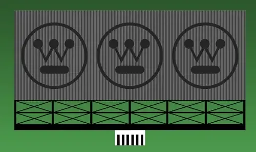 Miller Engineering 881551 Large Westinghouse Animated Neon Billboard